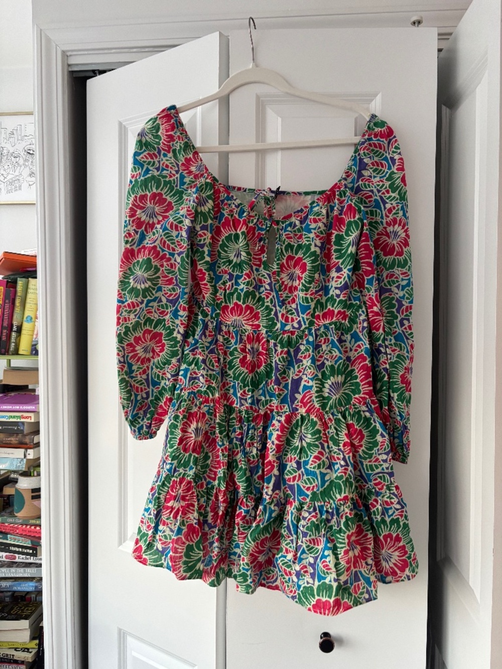 Rixo Tropical print mini dress XS